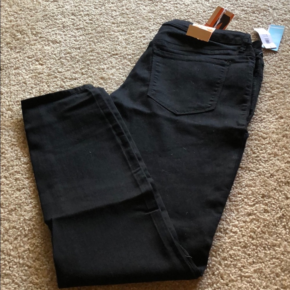 Old Navy Black Rockstar Mid Rise Jean SZ 14